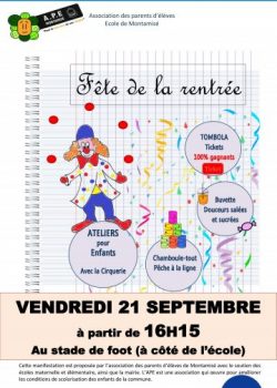 fete de la rentrée